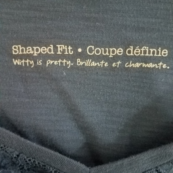 Chic Blue Floral Lace Overlay 2X Short Sleeve Top - Picture 2 of 8